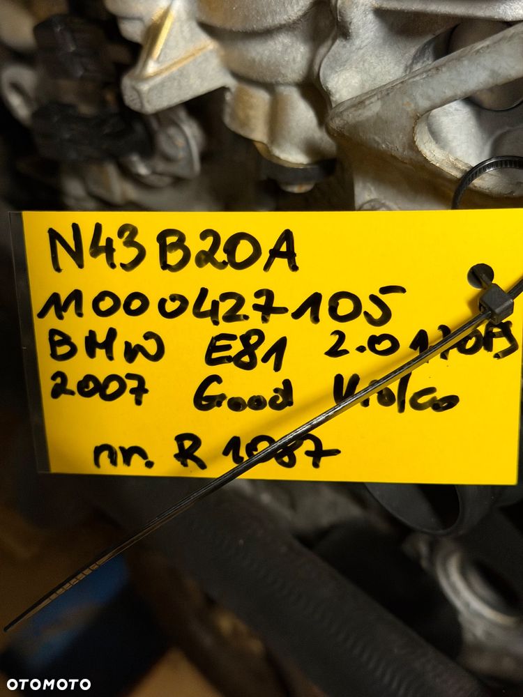 Silnik KOMPL BMW e81 n43b20a n43b20 film video E90 E60 320i 520i 2.0 - 12