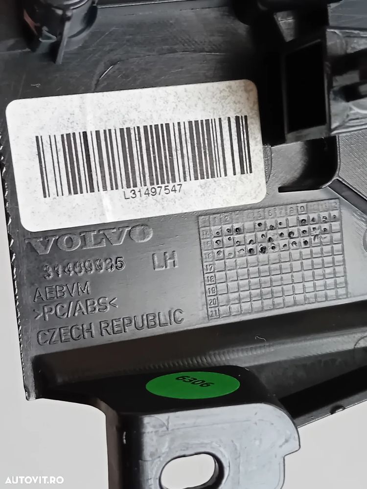 Ornament Trim Cotiera Schimbator Volvo S90 V90 Volan Stanga 2016+ - 7