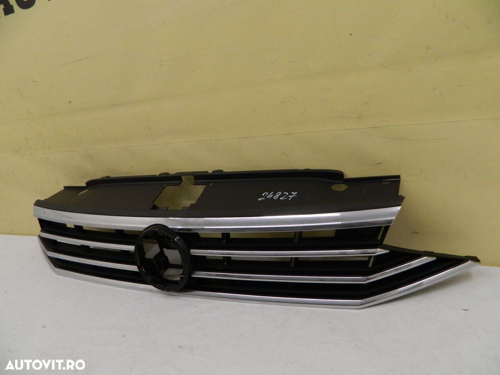 Grila radiator VW Passat B8 facelift, 2019, 2020, 2021, 2022, cod origine 3G0853653N. - 4