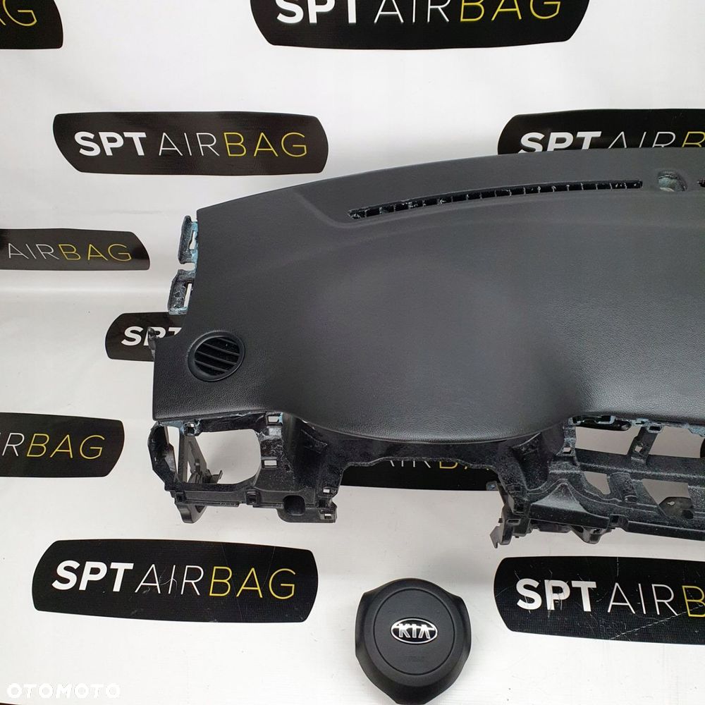 KIA RIO IV DESKA ROZDZIELCZA KONSOLA KOKPIT PULPIT PODUSZKI AIRBAG AIR BAG PASY KIT SET - 2