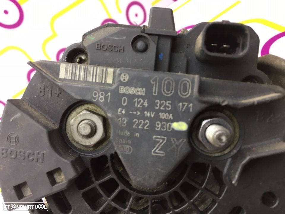 Alternador Opel Corsa D 1.2i de 2009 - Ref : 13222930 - NO50014 - 3