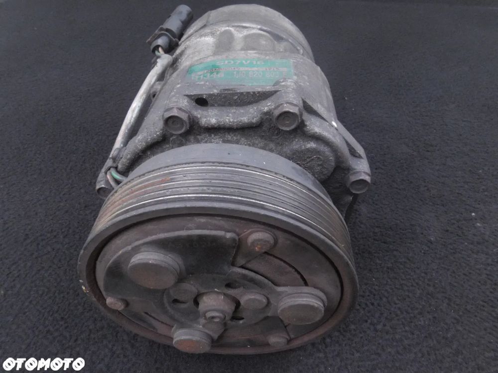 VW AUDI SEAT SKODA 1.9TDI KOMPRESOR SPRĘŻARKA KLIMATYZACJI 1J0820803F SD7V16 SANDEN ORYGINAŁ GOLF IV AUDI A3 LEON I TOLEDO II OCTAVIA I POSIADAM 2SZT - 4