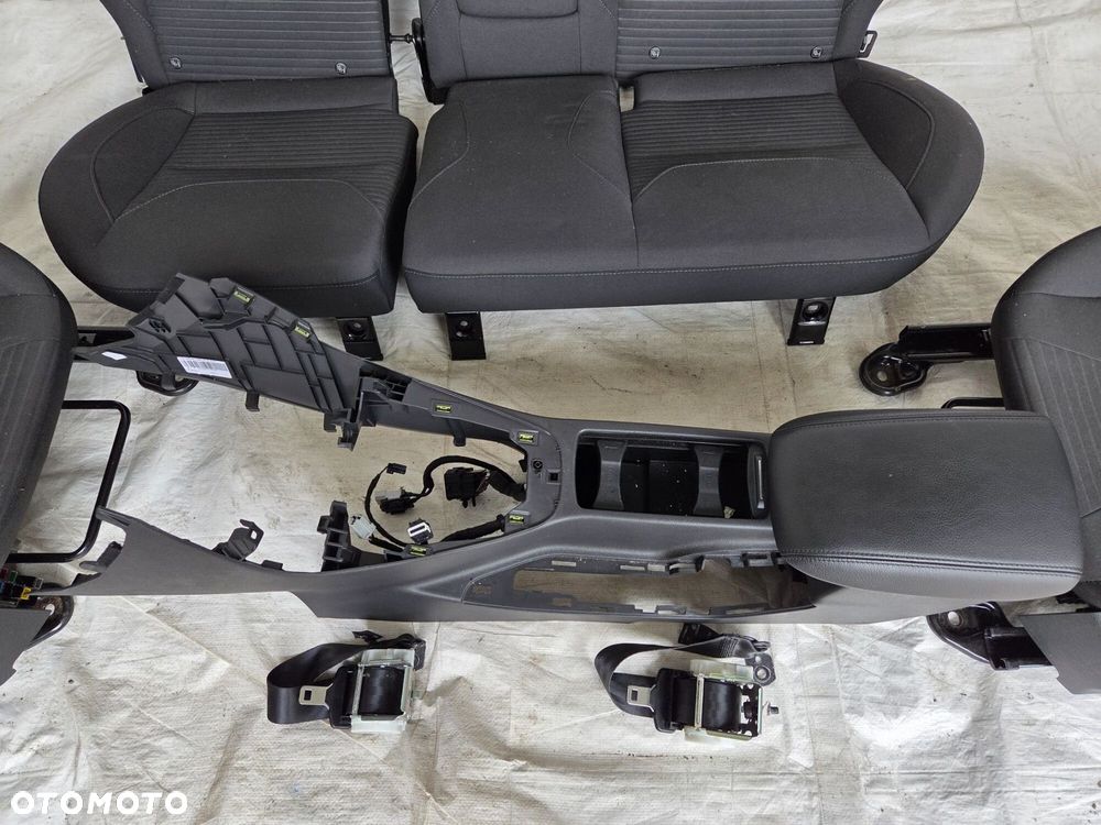 FORD FOCUS MK3 KOMBI FOTEL FOTELE  KANAPA TYŁ BOCZKI TUNEL KOMPLET EUROPA - 5