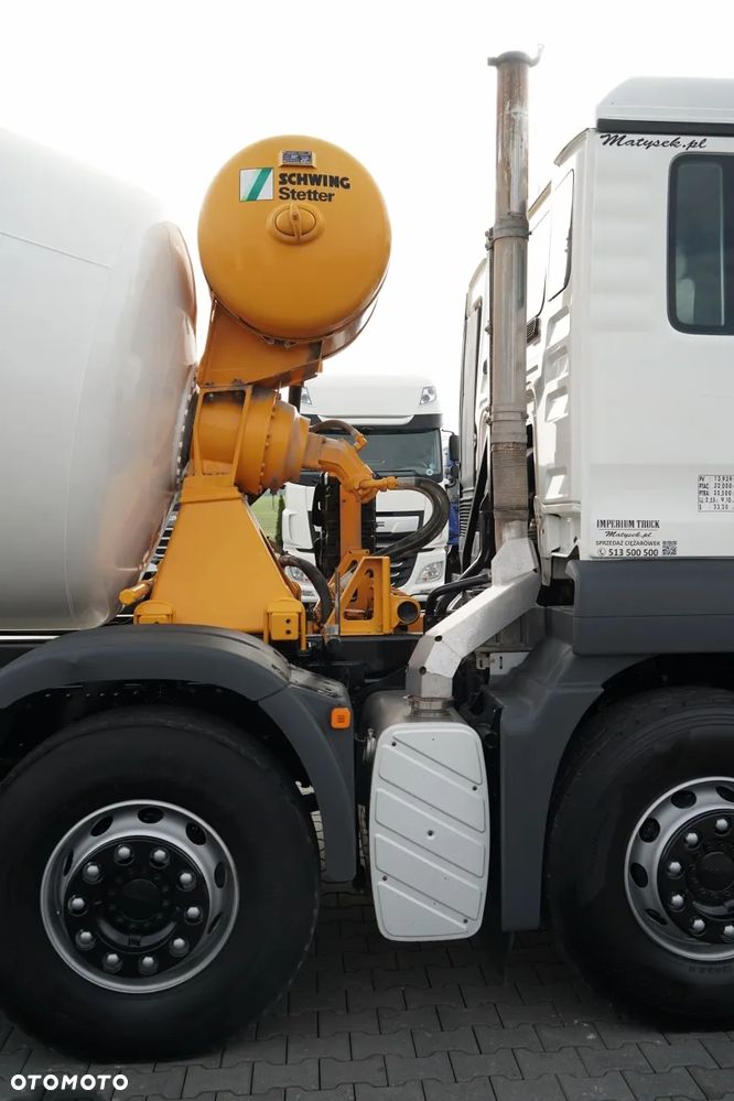MAN TGS 32.400 / 8x4 / BETONOMIESZARKA SCHWING STETTER  / GRUSZKA 9M3 / KAMERA COFANIA - 15