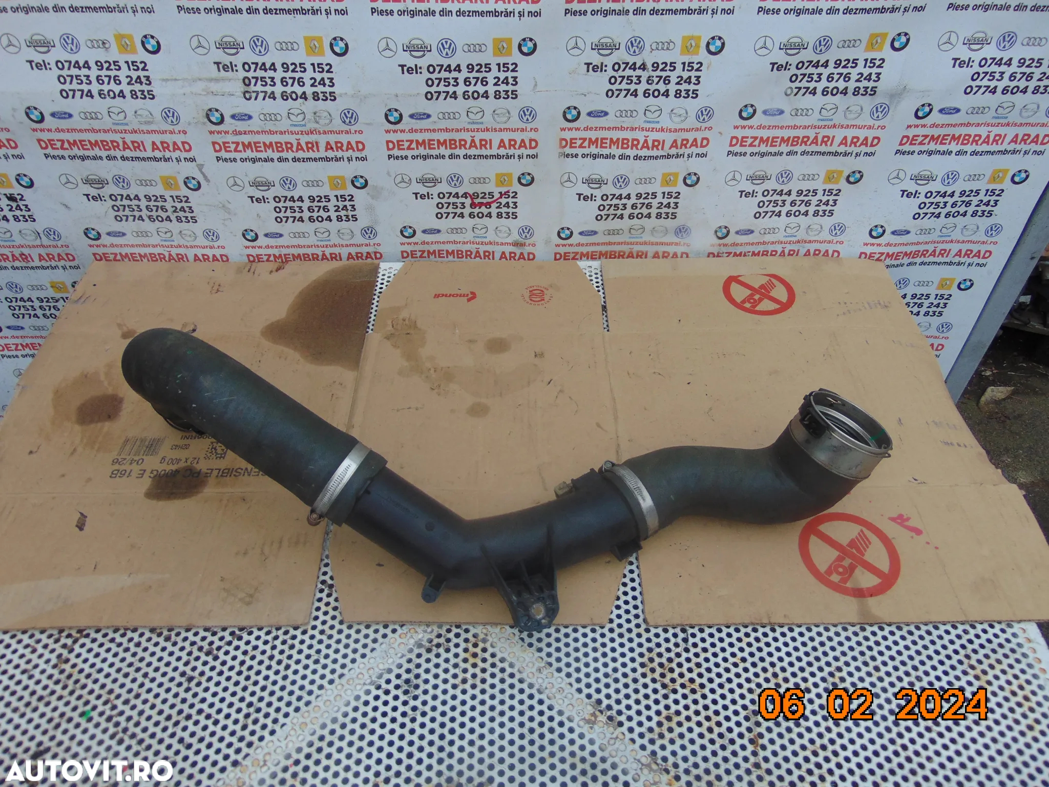 Conducta intercooler Renault master 2.3 opel movano nissan nv400 furtun intercooler cod 1124095 144688199r - 4