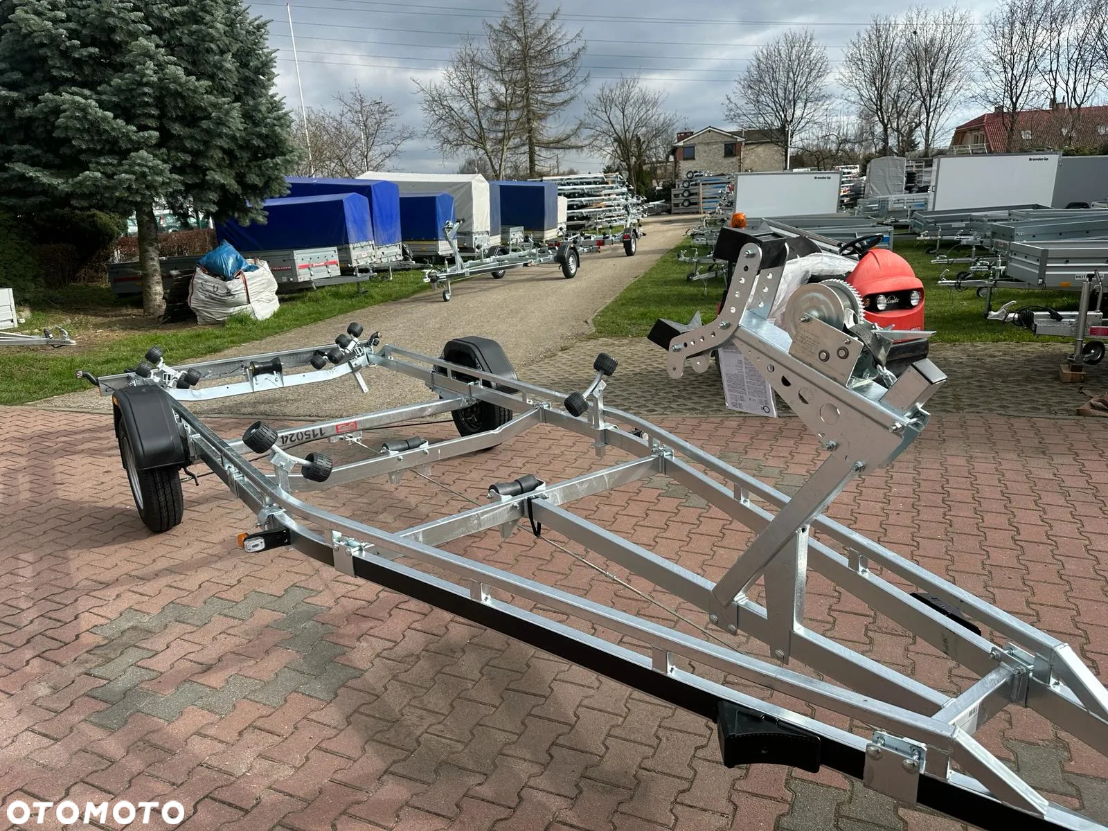 Brenderup Przyczepa Brenderup  221800B SR podłodziówka pod łodzie 6,6m mocna - 2