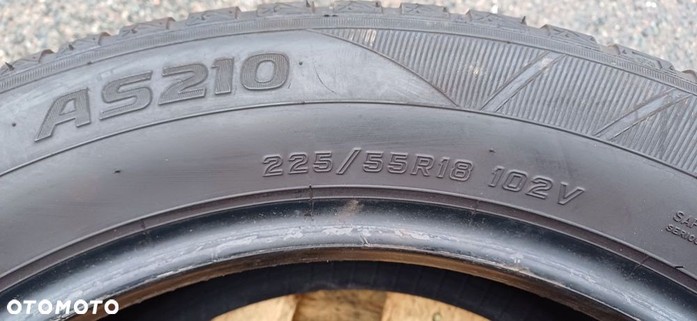 225/55R18 102V FALKEN , dwie używane opony wielosezonowe. - 6