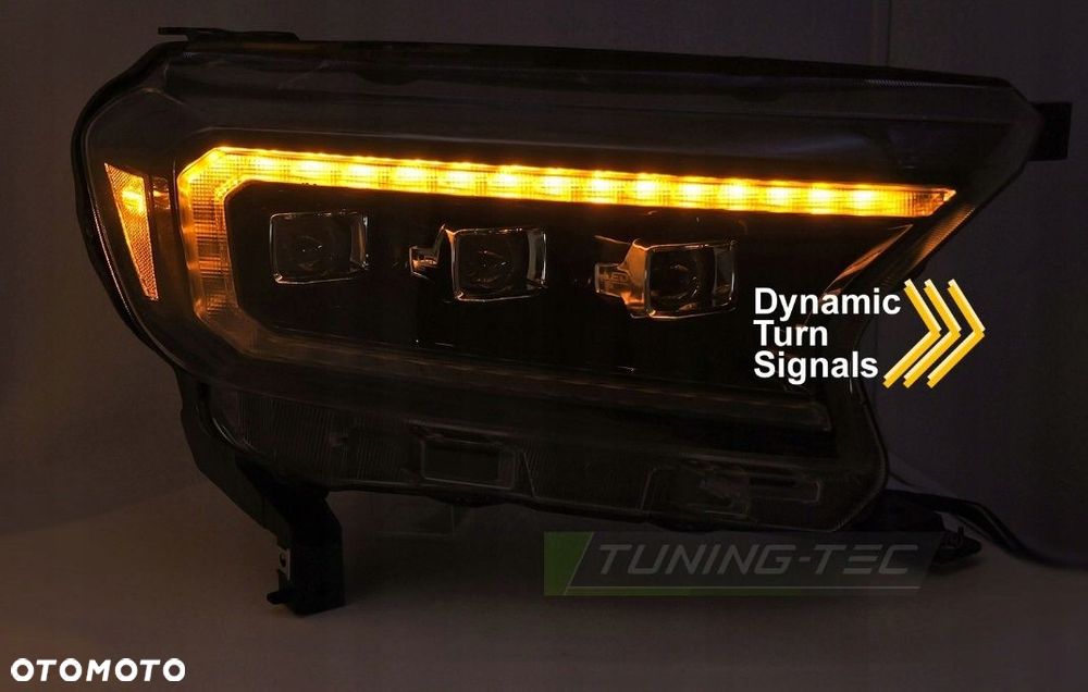 reflektor lampa kpl vland full led neon tuning ford ranger v 5 mk5 lift 16- - 5