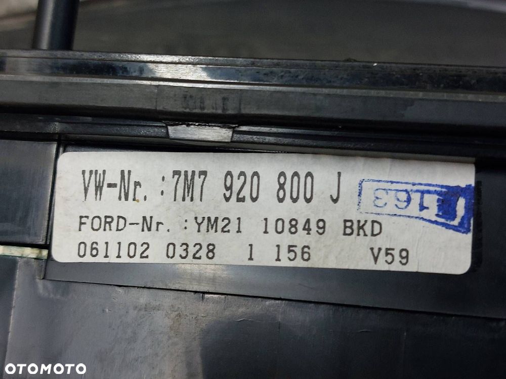 ZESTAW STARTOWY ALHAMBRA MK1 LIFT 1.9 TDI 038906019LQ 7M3953257 7M7920800J - 9