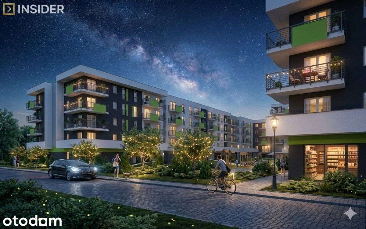 Salon, Sypialnia, osobna Kuchnia + balkon