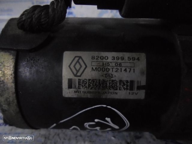 Motor De Arranque 8200399594 M000T21471 RENAULT MEGANE 2 2005 1.5DCI 105CV 5P CINZA - 5