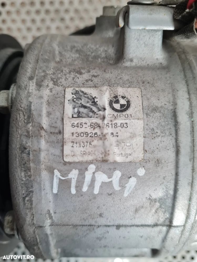 Compresor Clima AC Bmw X1 X2 F39 F48 Seria 2 F45 F46 Mini F55 F56 F57 F60 2.0 D B47 Cod  Sub 10.000 - 10
