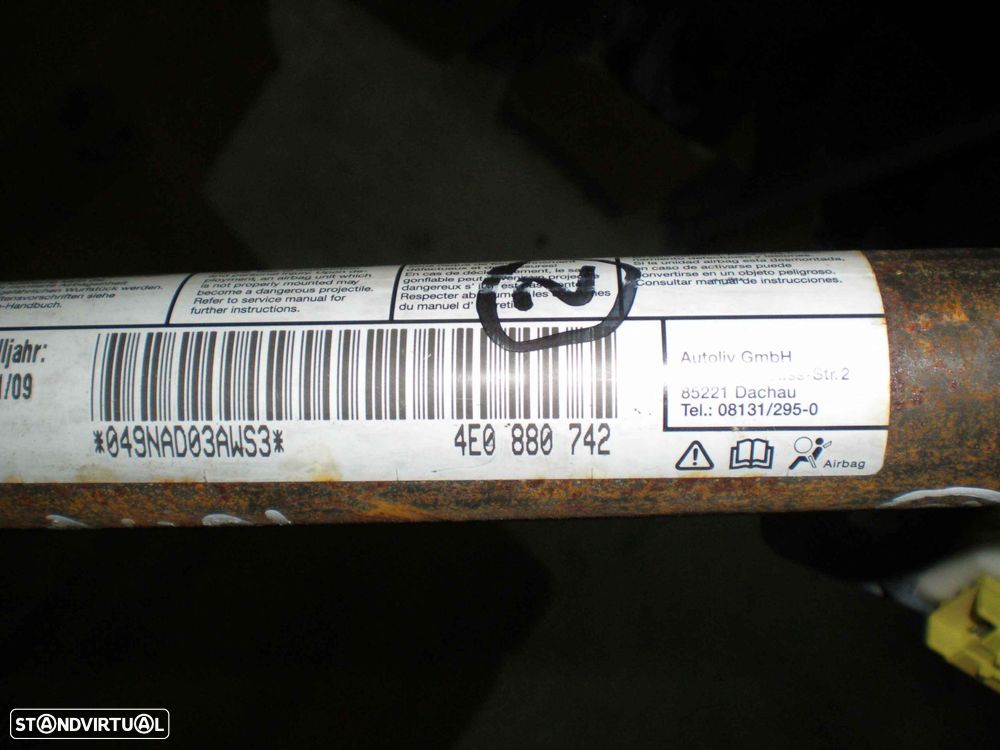 Airbag Cortina 4E0880742 AUDI A8 DRT - 2