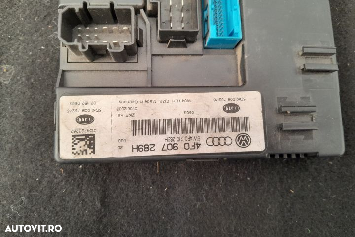 Modul confort 4F0907289H 4F0907289H Audi A6 4F/C6 [2004 - 2008] Sedan - 3