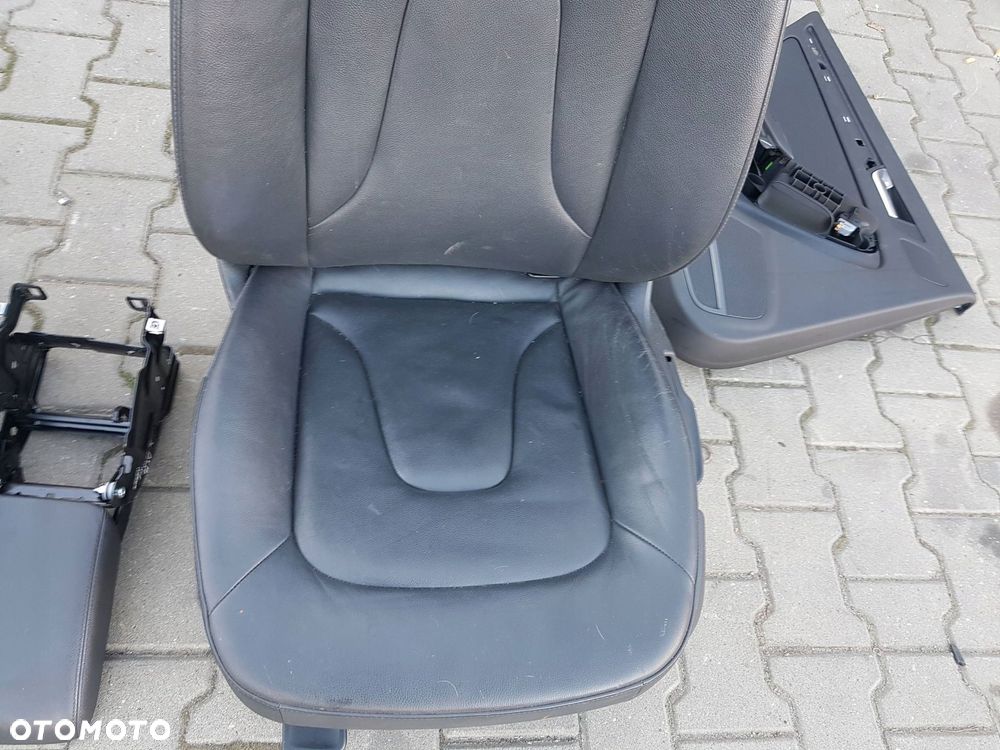 AUDI A4 B8 08-11r SEDAN FOTELE SKÓRZANE KANAPA - 6