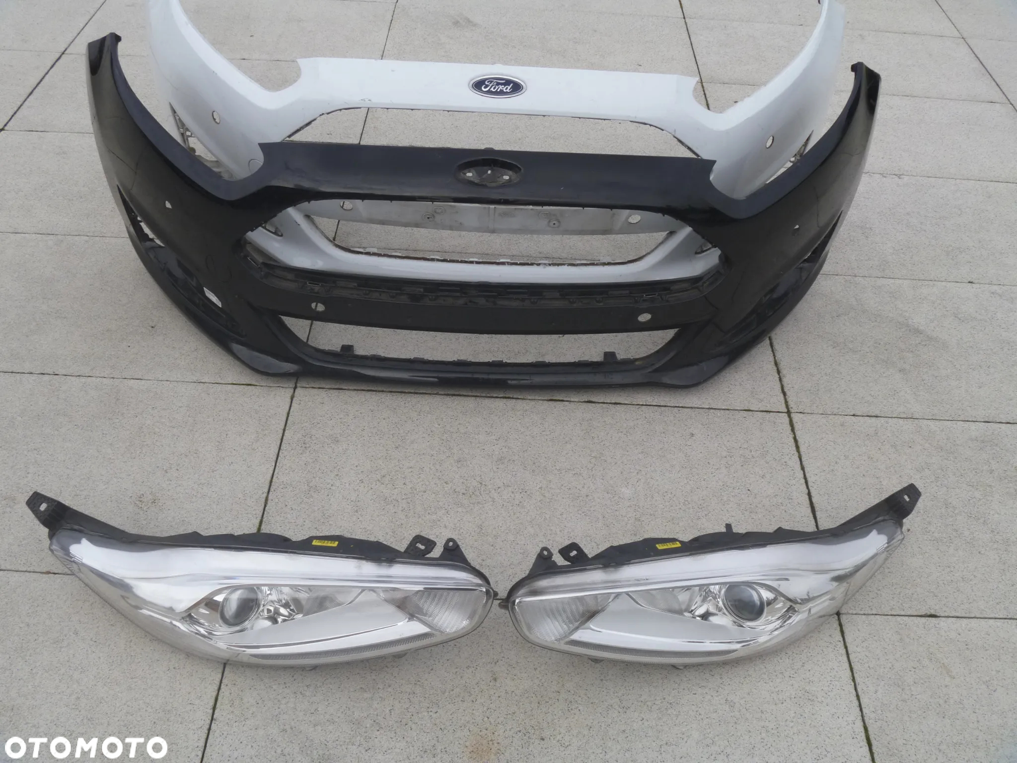 FORD FIESTA MK7 ZDERZAK PRZEDNI ATRAPA  ORYGINAŁ - 13