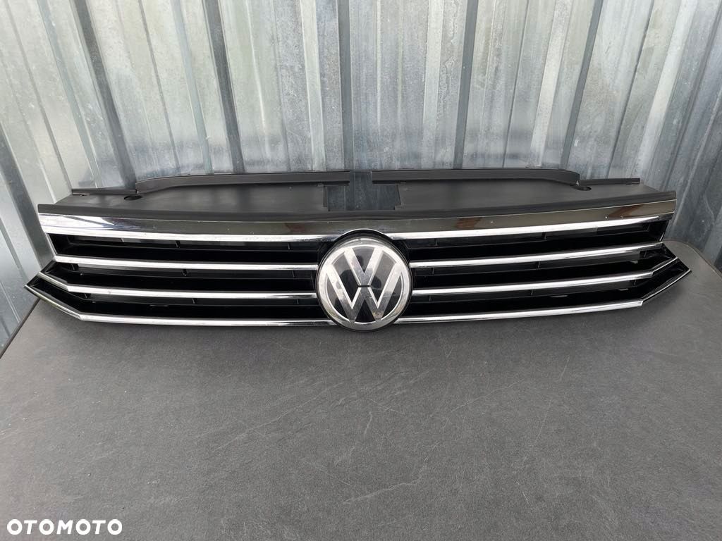 VW Passat B8 Grill Atrapa Zderzaka Chłodnicy Przód 3G0853653 3G0853651 - 1