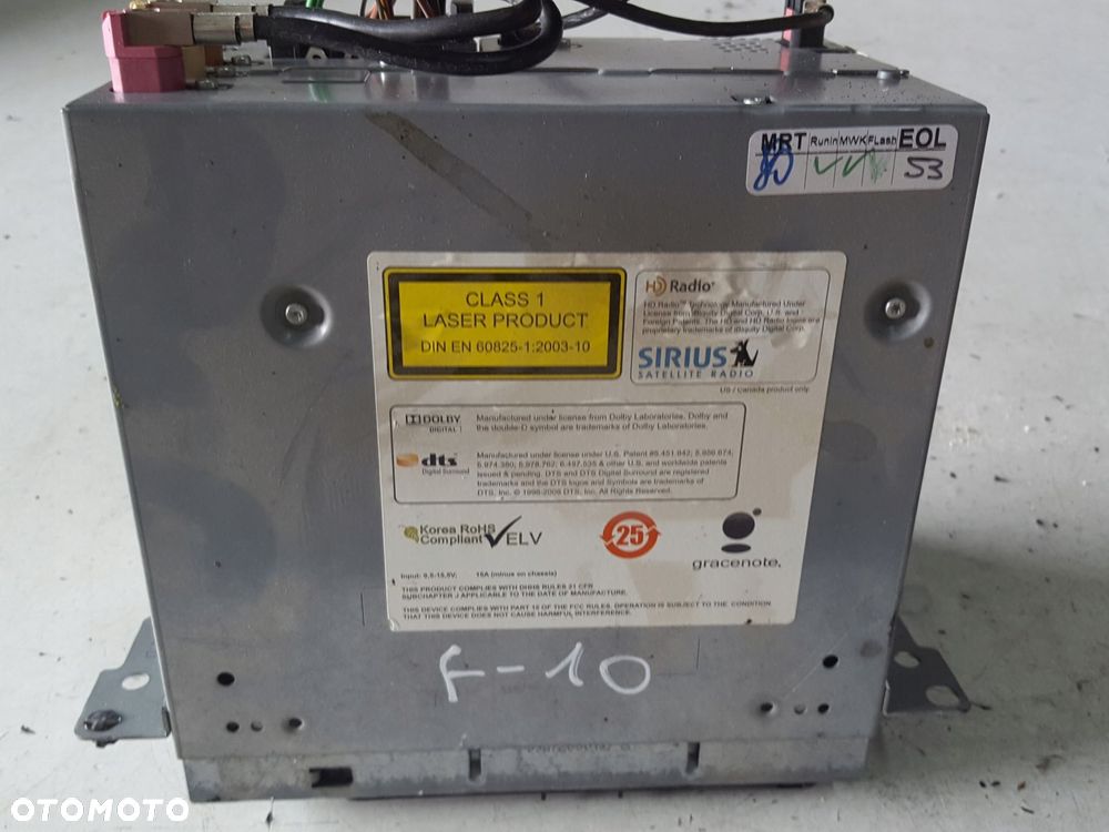 BMW 5 F10 F11 RADIO NAWIGACJA CZYTNIK 9228914 - 3