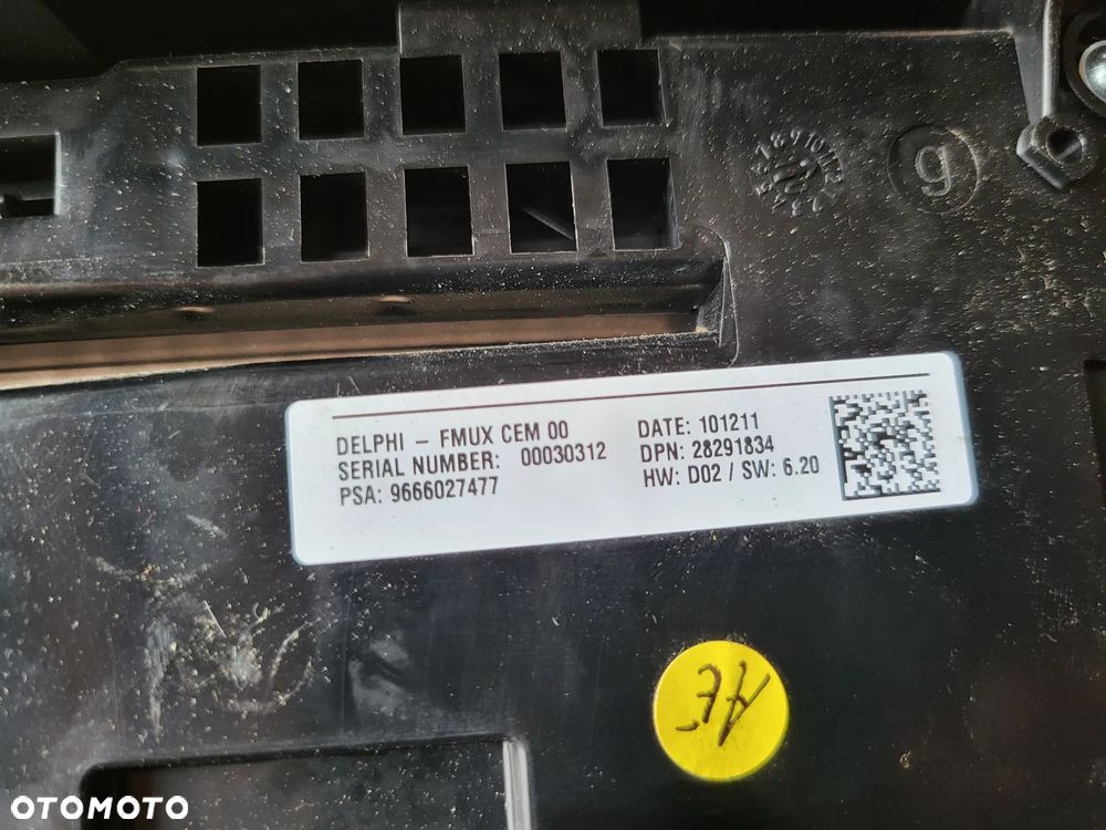 Panel sterowania radiem klimatyzacją Citroen C4 II B7 - 7