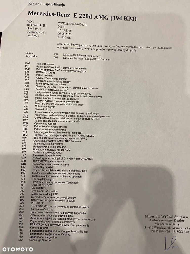 Mercedes-Benz Klasa E 220 d 9G-TRONIC - 11