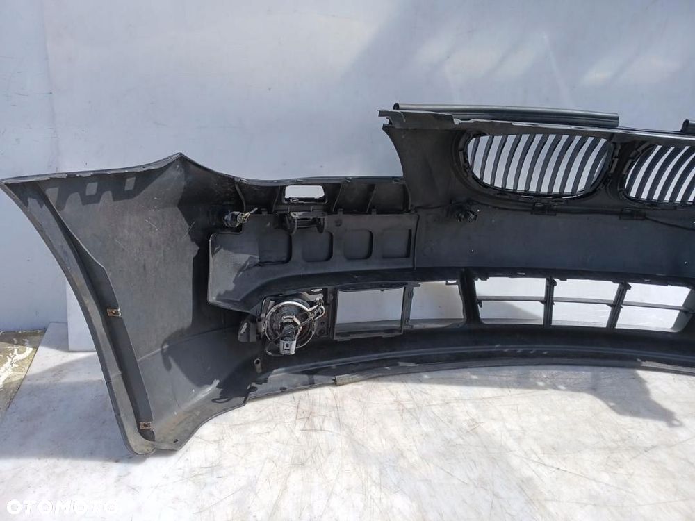 ZDERZAK PRZÓD PRZEDNI BMW 5 E60 E61 03-07 BLACKSAPHIRE SPRYSKI 7033694-1 - 7