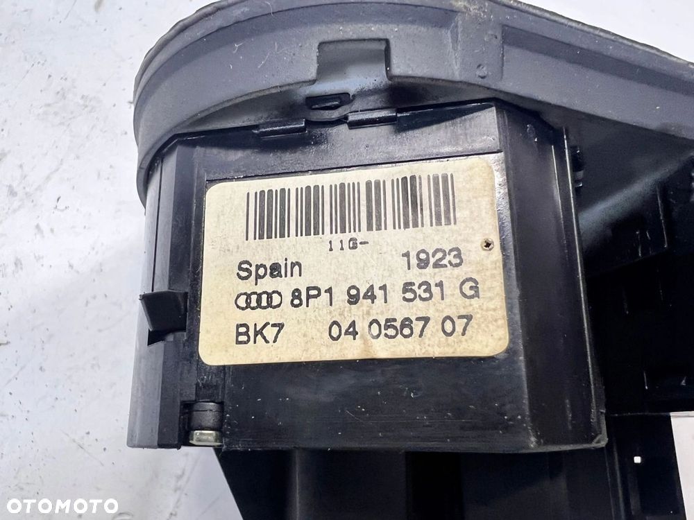 WŁĄCZNIK ŚWIATEŁ AUDI A3 8P 8P1941531G - 5