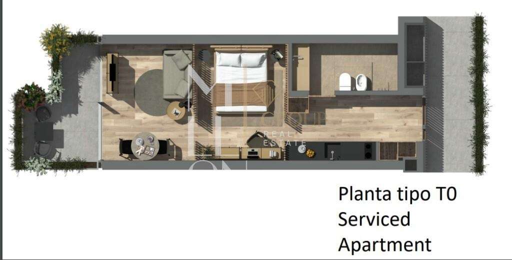 Oporto Metropolitano Serviced T0 com garantia mensal de 5% de lucro Ma - Grande imagem: 3/12
