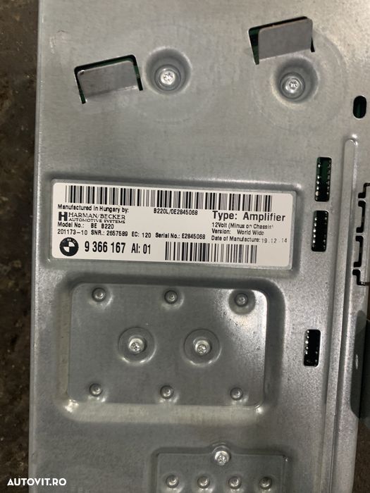 Modul sunet harmann/kardon bmw f20,f30,f31,f32,f33,f34,f36,f15,f16 - 3