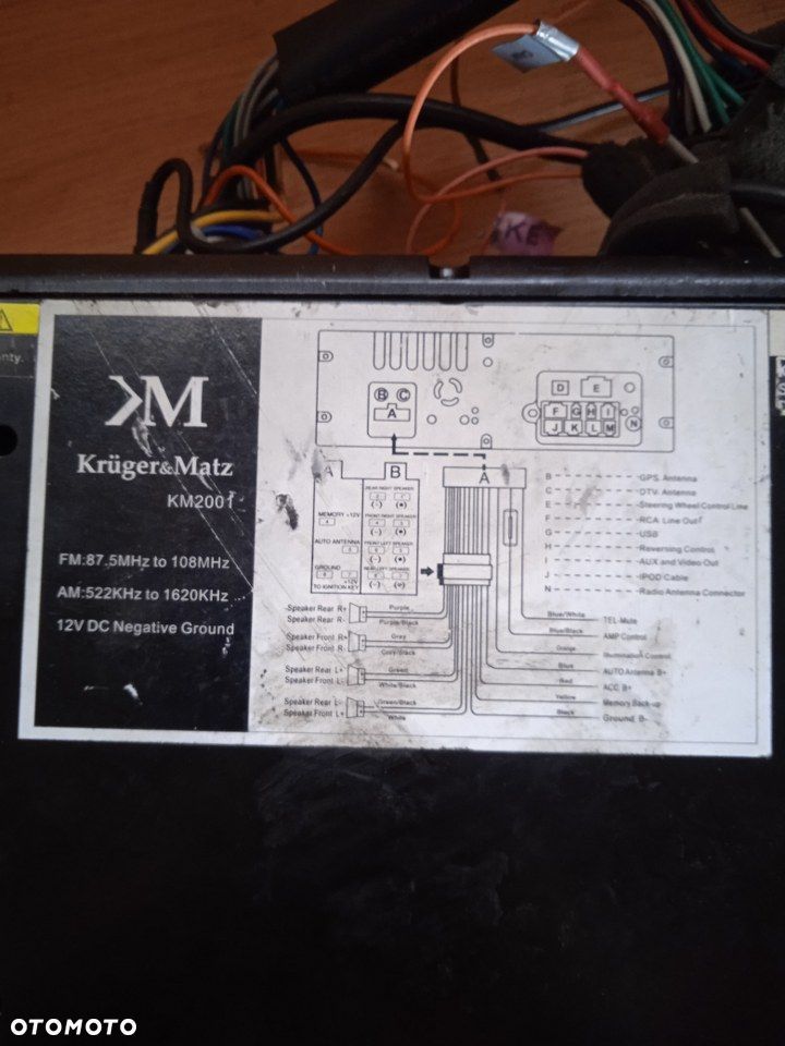 Radio Samochodowe Kruger&Matz KM2001 - 2