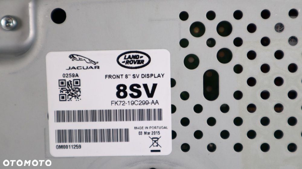 LAND ROVER DISCOVERY SPORT L550 EKRAN WYŚWIETLACZ FK72-19C299-AA - 7