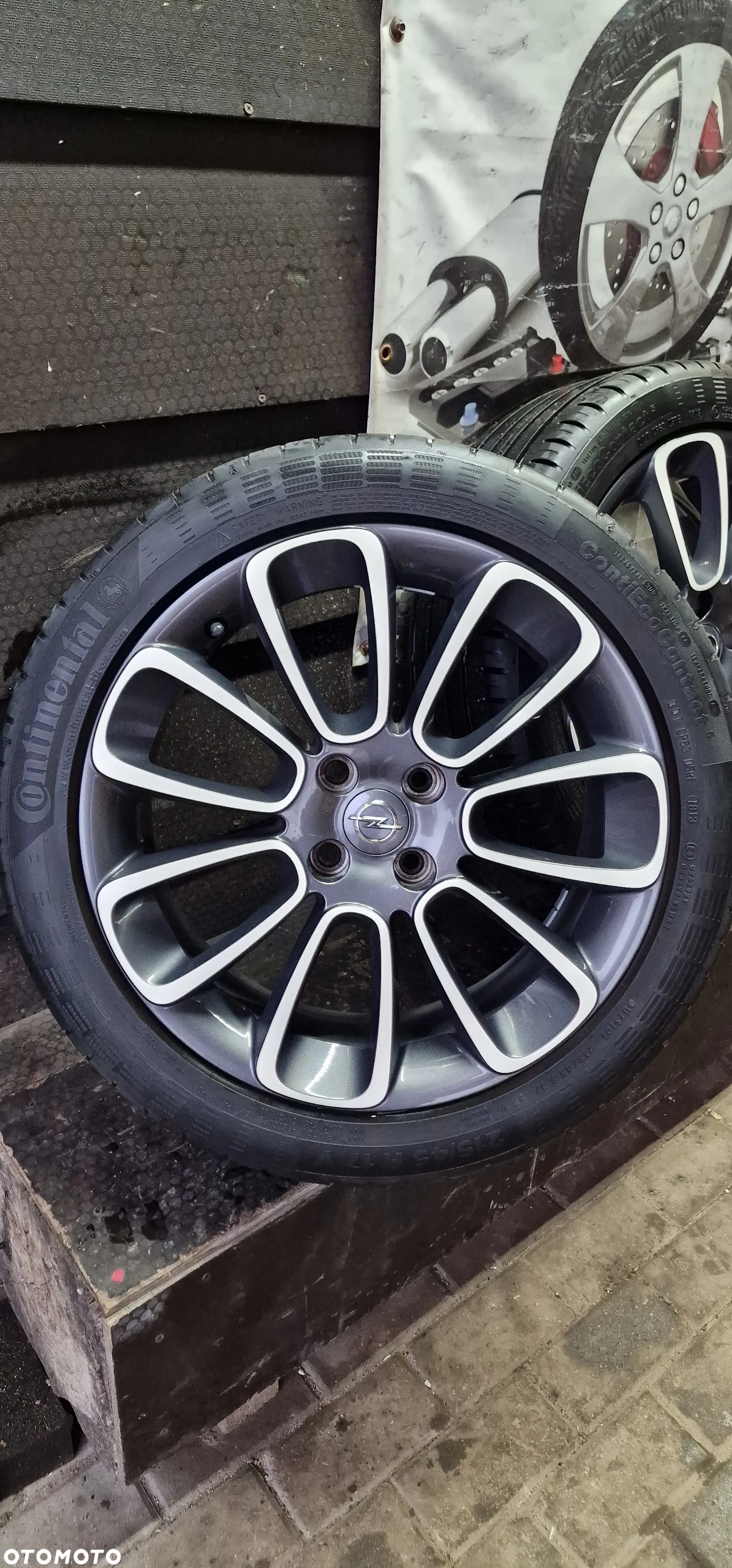 ALUFELGI +OPONY LETNIE Continental 215/45 17 OPEL Adam CORSA E 4X100 ET44 R17 - 2