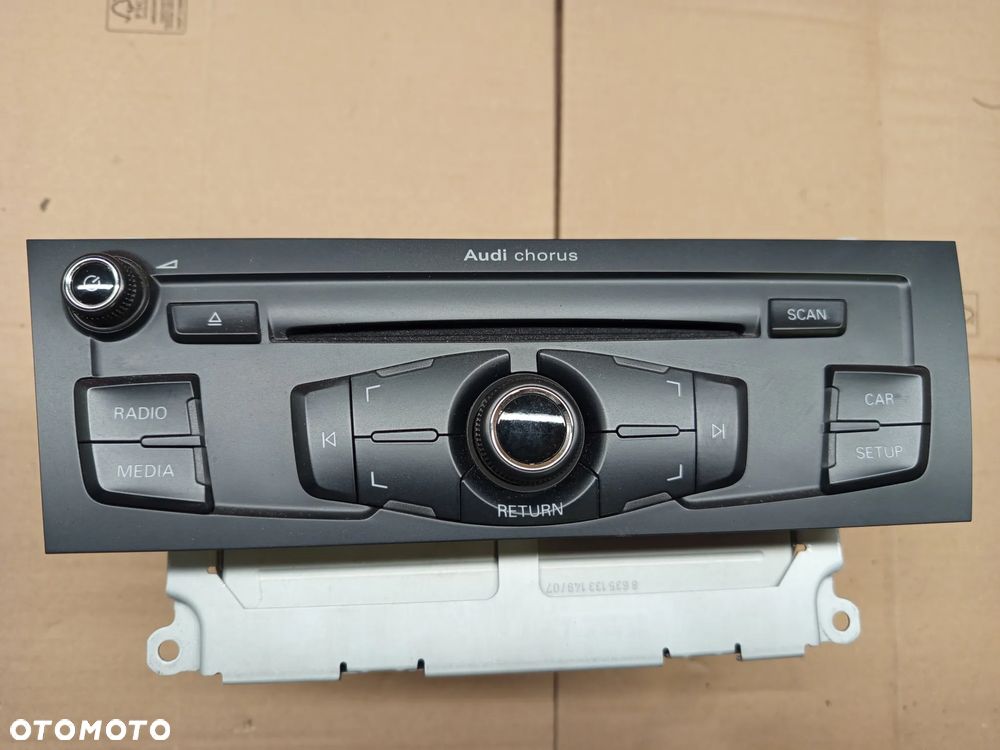 AUDI A4 B8 SEDAN 08-12 1.8 TFSI RADIO RADIOODTWARZACZ 8T1035152A - 1