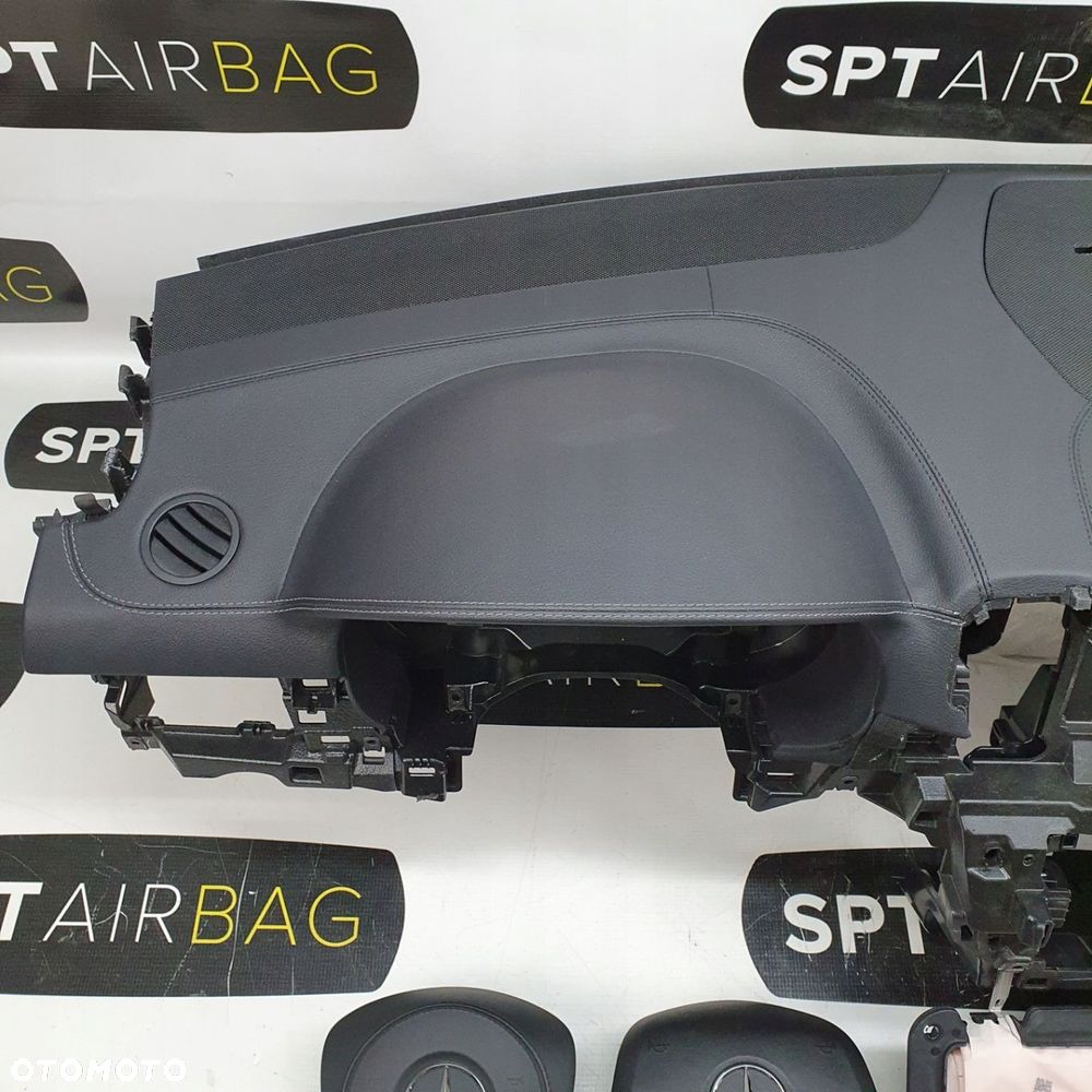 MERCEDES GLE W166 DESKA ROZDZIELCZA KONSOLA KOKPIT PULPIT PODUSZKI AIRBAG AIR BAG PASY KIT SET - 2