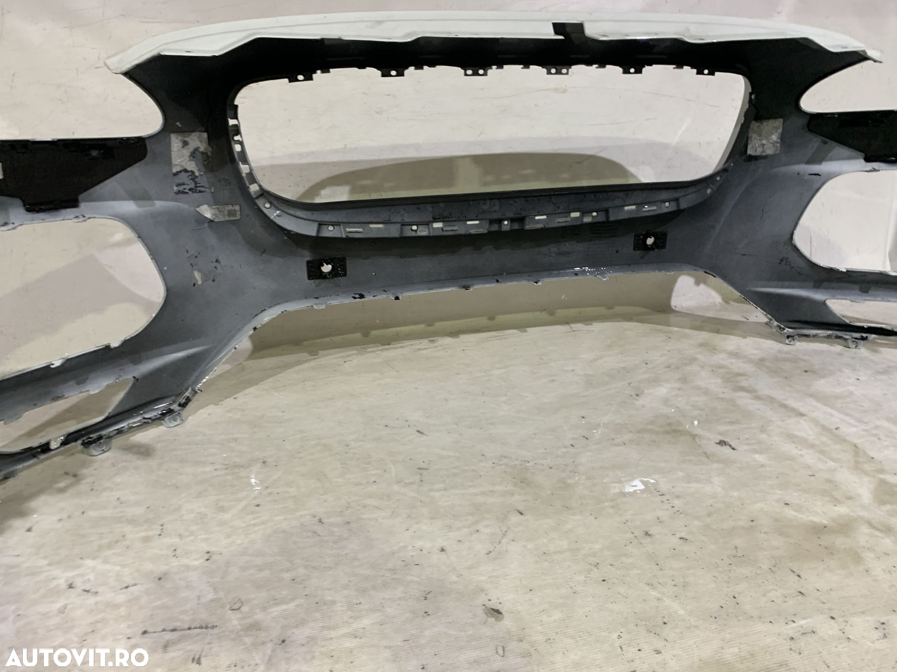 Bara fata Jaguar E-Pace, 2017, 2018, 2019, 2020, 2021, 2022, 2023, cod origine OE J9C3-17F003-AA, cu gauri pentru senzori de parcare (4). - 6
