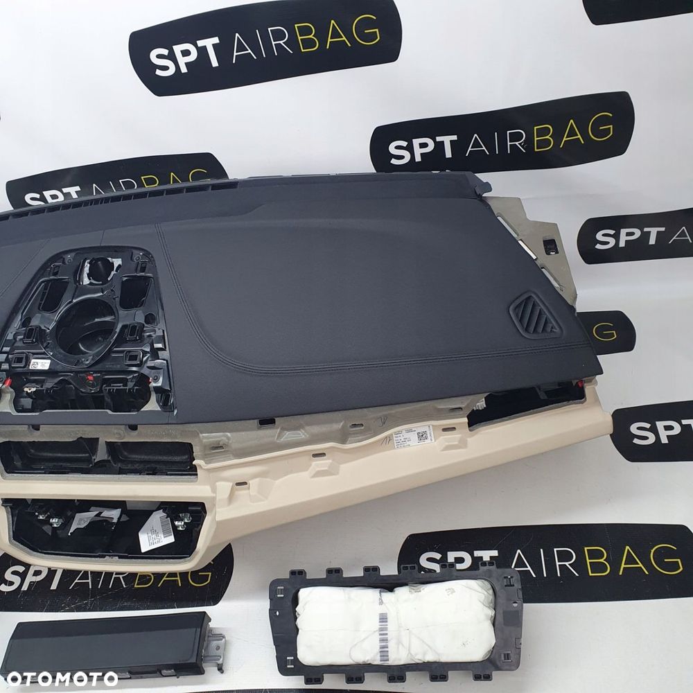 BMW G32 SERIA 6 DESKA ROZDZIELCZA KONSOLA KOKPIT PULPIT PODUSZKI AIRBAG AIR BAG PASY KIT SET - 4
