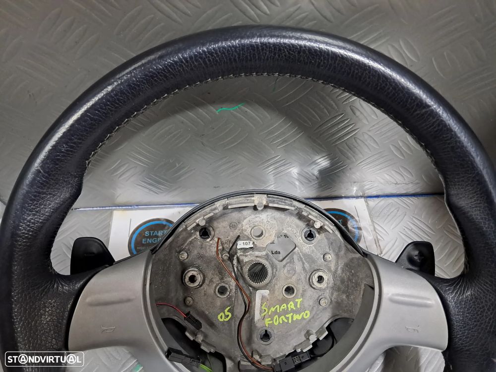 Volante com patilhas Smart Fortwo sem airbag - 3
