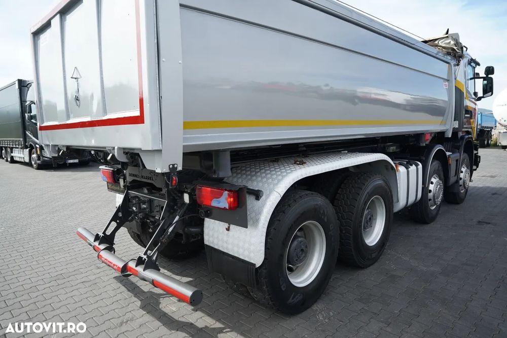 Scania G 440 / 8X4 / BASCULATOR CU 2 LATE / HIDRAULIC LATERAL / CLAPETĂ HIDRAULICĂ / BORDMATIC / CORTINĂ AUTOMATICĂ / AUTOMAT - 24