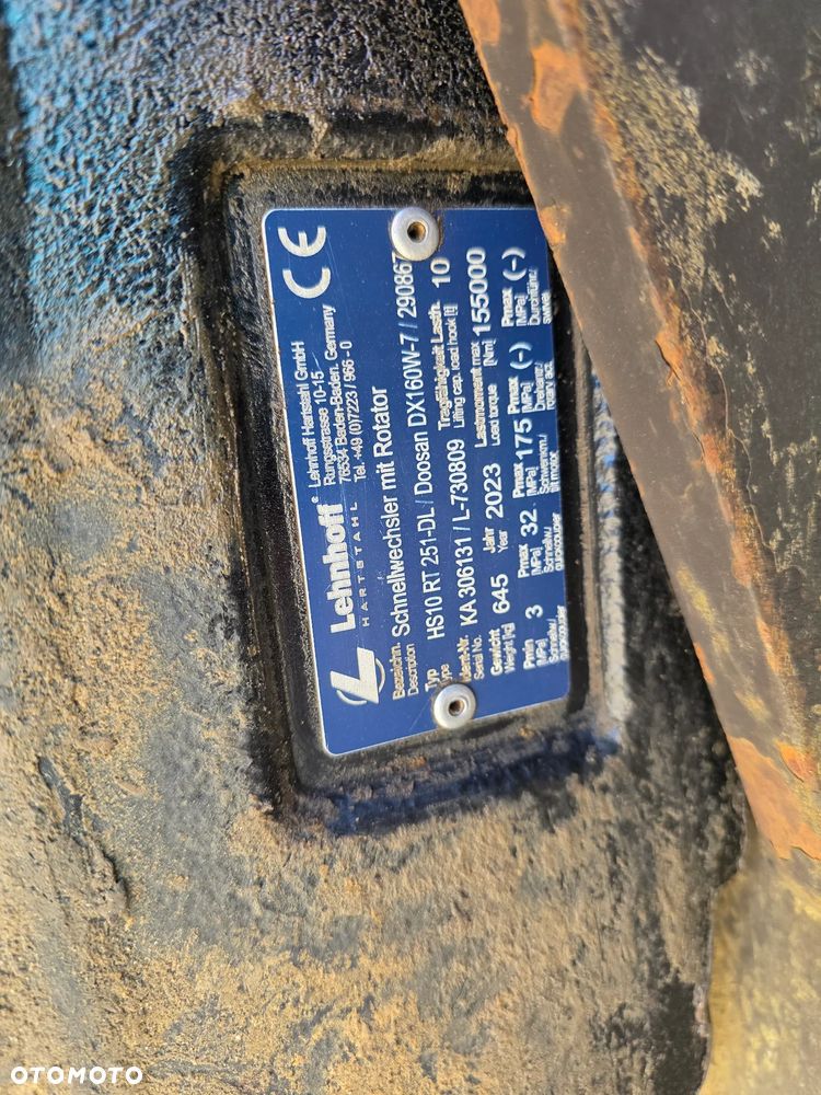 Doosan DX165W-5 Rottotil 4 lyzki z Niemiec - 14