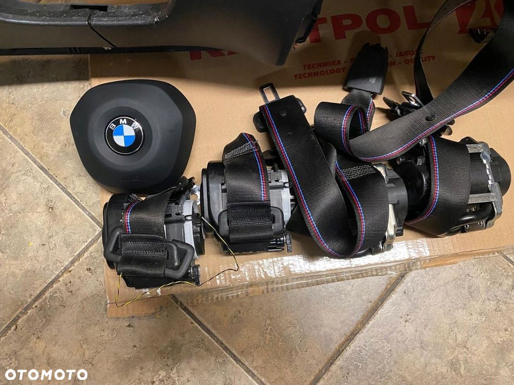 KONSOLA AIRBAG PASY KOMPLET BMW X1 U11 SKÓRA - 4