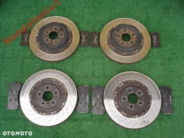 NISSAN GTR gt-r TARCZE HAMULCOWE KLOCKI PRZÓD TYŁ - 8