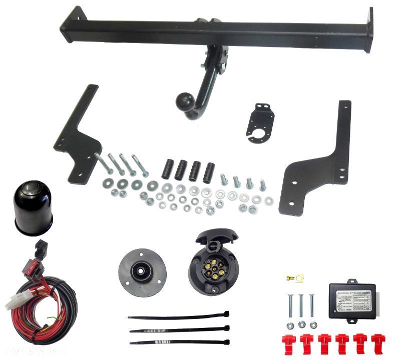 KOMPLETNY NOWY HAK HOLOWNICZY + MODUŁ 7PIN DACIA DUSTER 2010 - 2017 + FACELIFT FL - 9