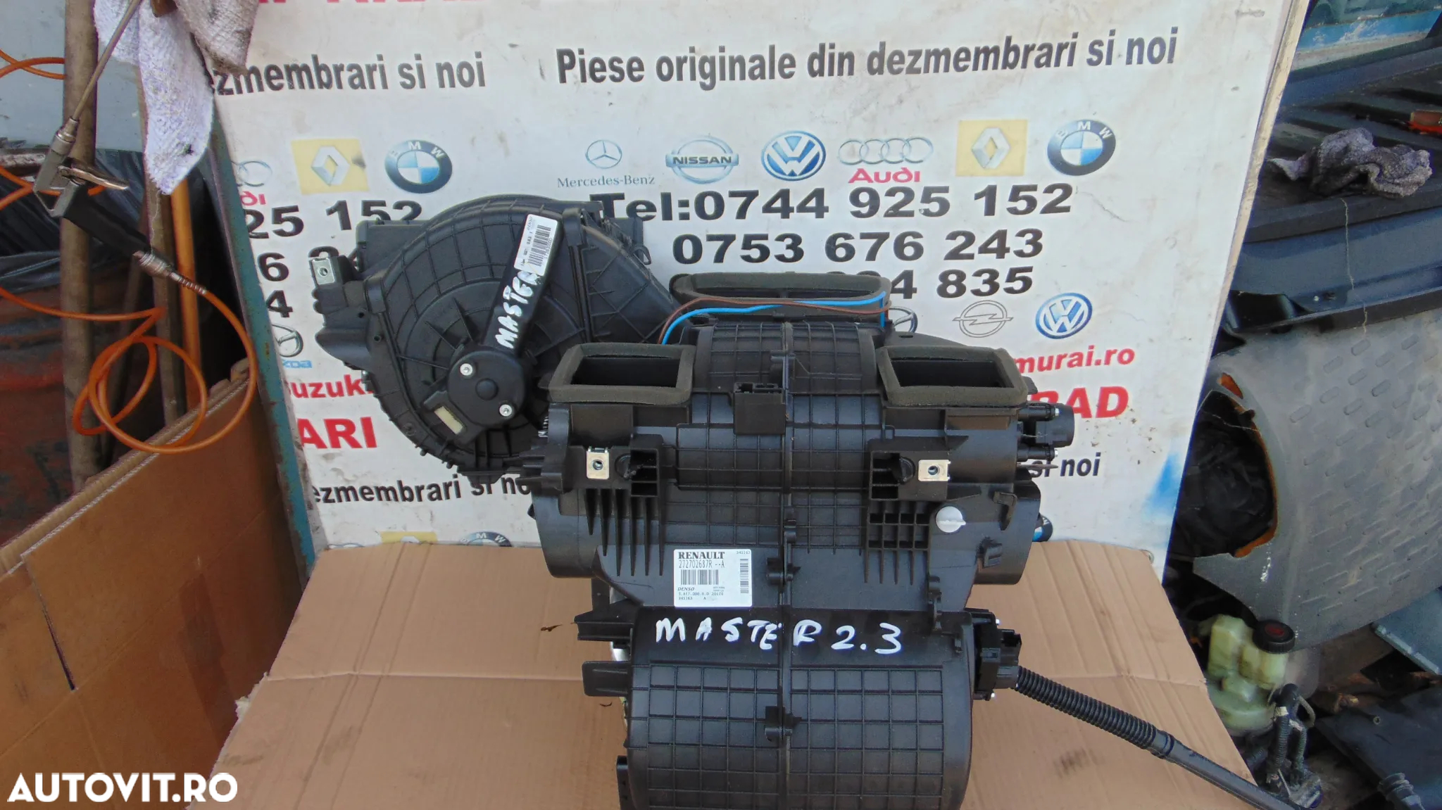 Aeroterma Renault Master 2016-prezent Opel Movano tulumba carcasa aeroterma radiator motoras - 3