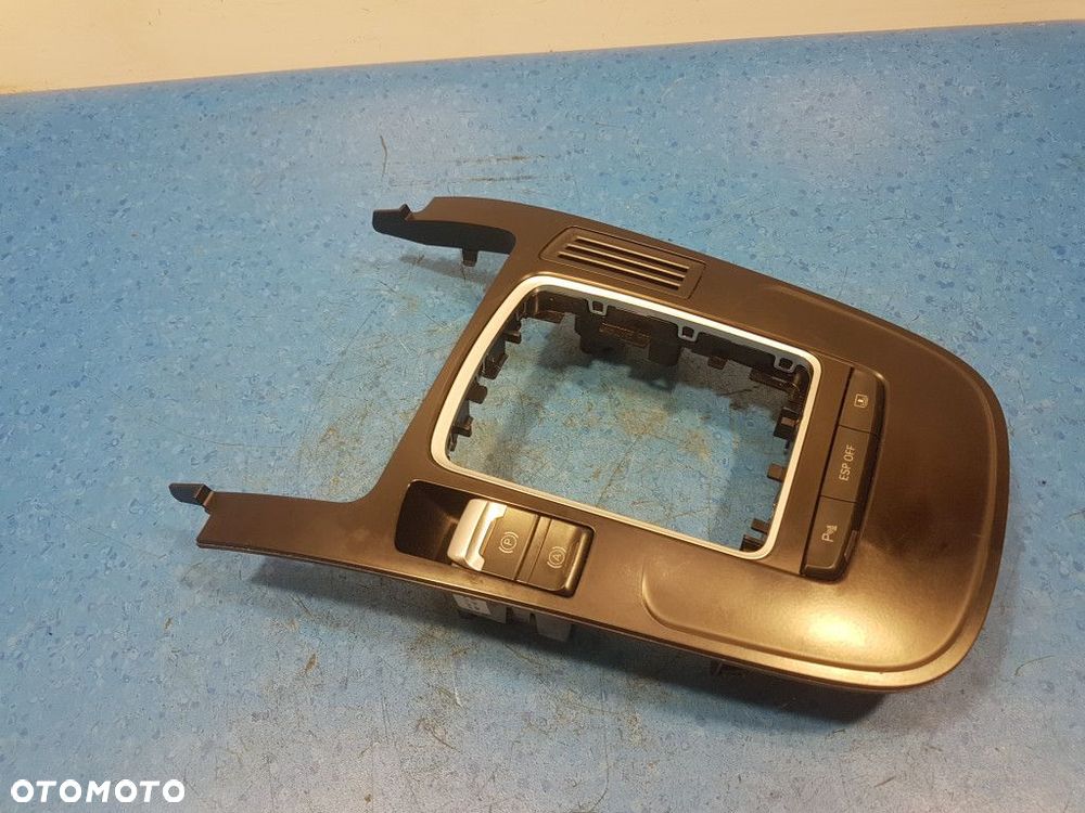 AUDI A5 8T RAMKA TUNEL 8K0419506AC PRZYCISKI PDC ESP ROLETA HAMULEC RĘCZNY - 4