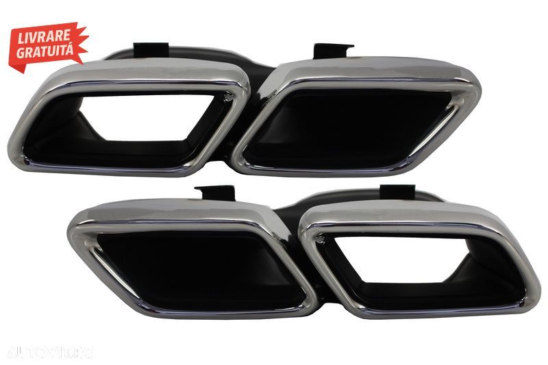 Ornamente tobe sistemul de evacuare Mercedes C-Class W205 S205 C205 A205 E-Class W- livrare gratuita - 1