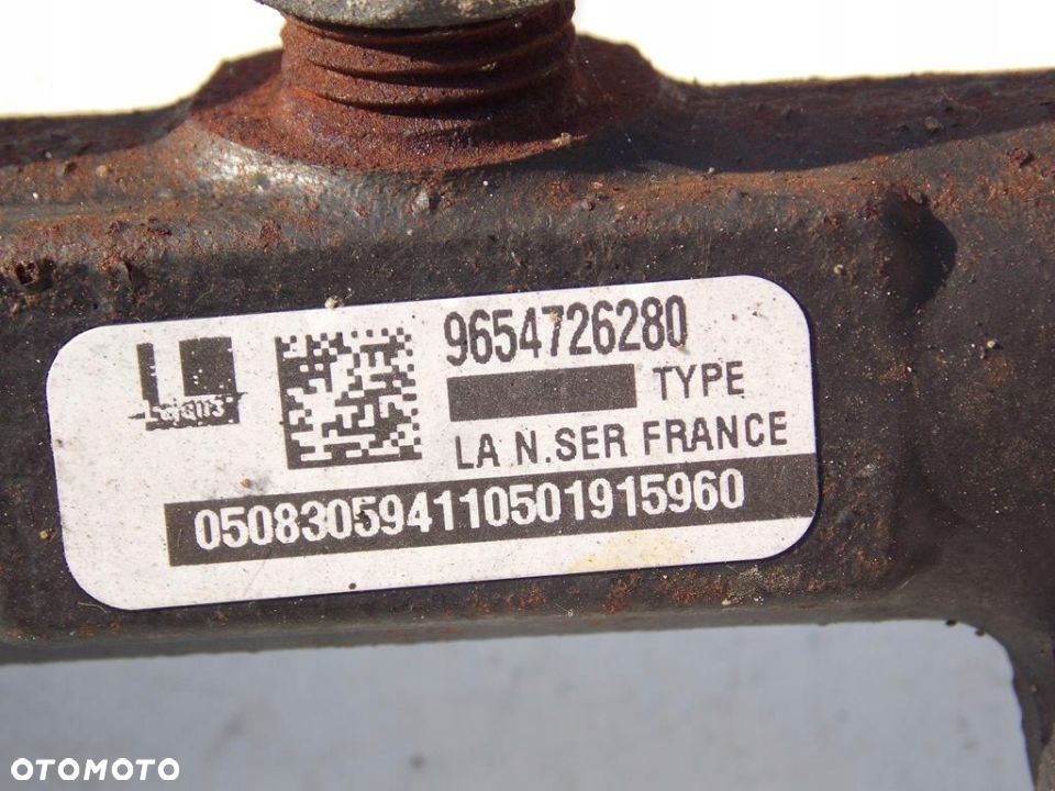 listwa wtryskowa peugeot 407 2.0 hdi 9654726280 - 2