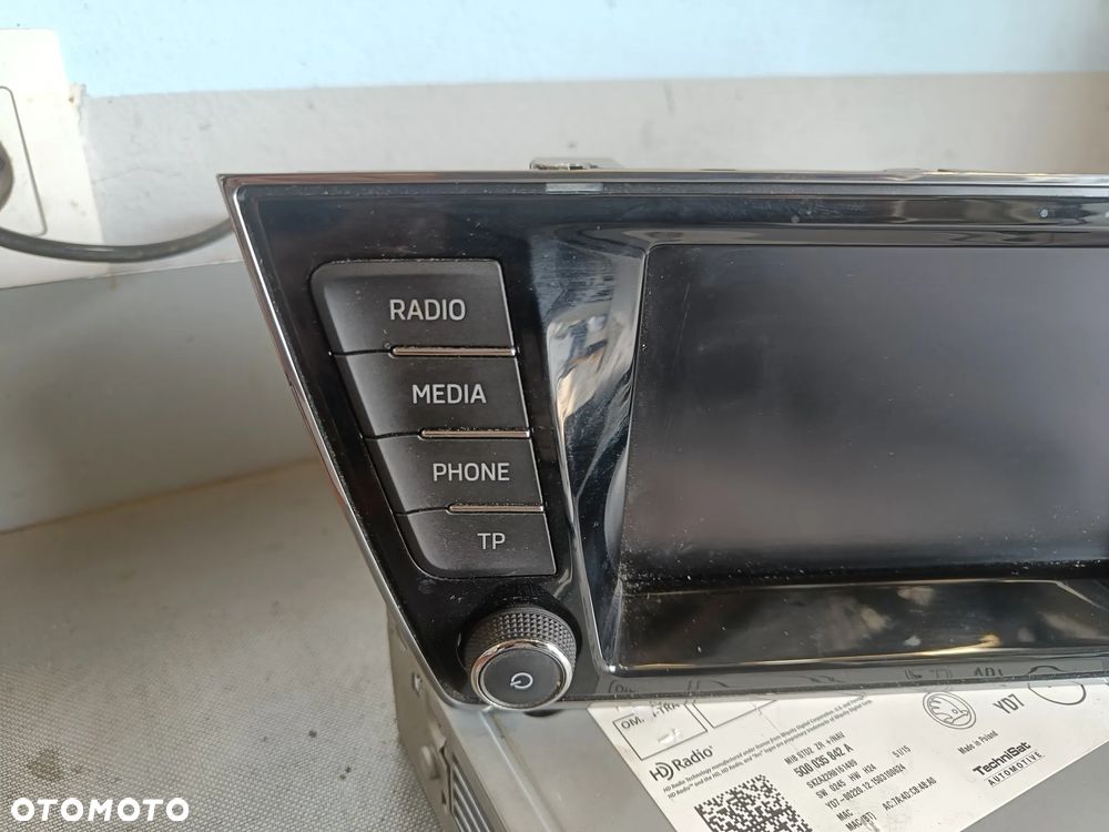 Radio Skoda Fabia 3 III Wyświetlacz Jednostka Czytnik 5Q0035842A 6V0919604 - 2