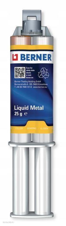 Plynny metal do metalu,szkła,ceramiki,PVC Berner - 1