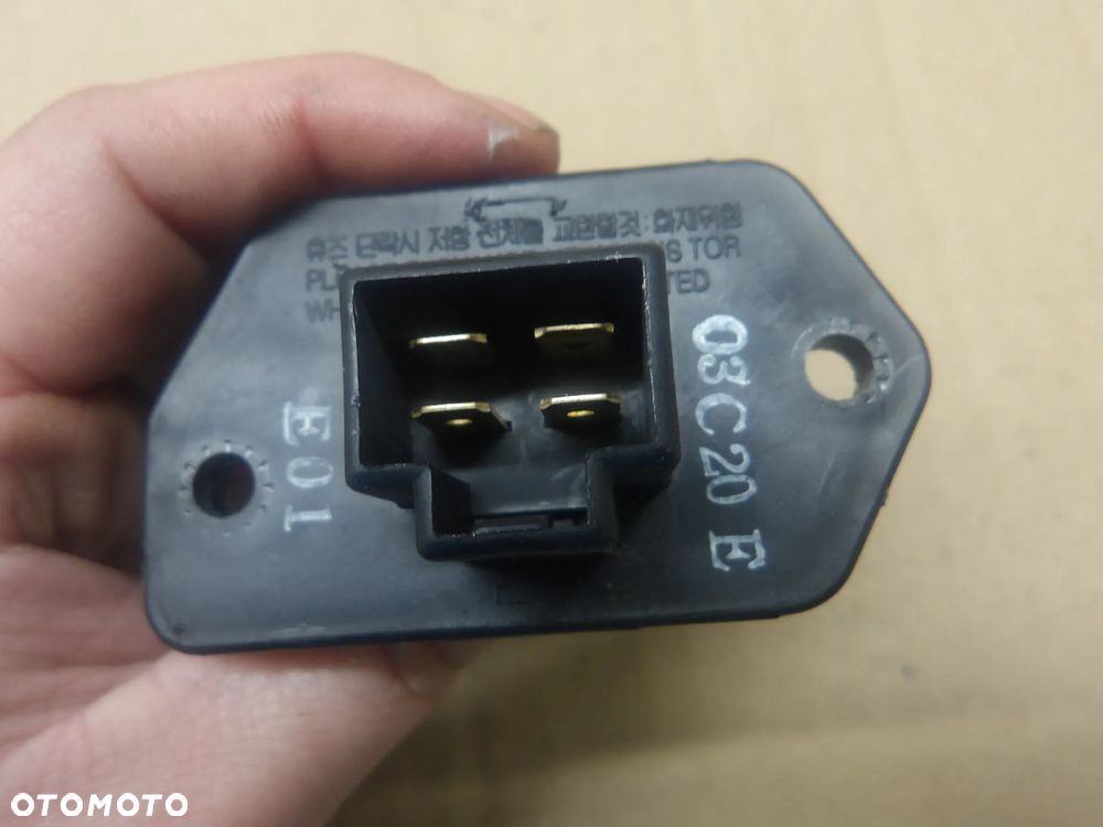 DAEWOO KALOS 1.4B REZYSTOR OPORNIK  DMUCHAWY - 4