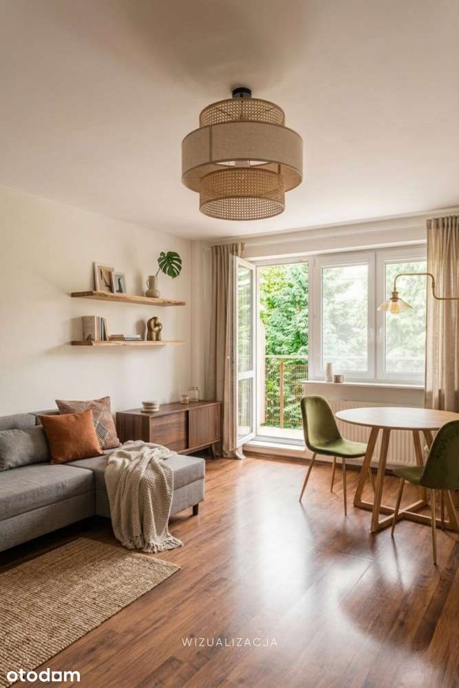 Kameralnie wśród zieleni | balkon 6m² | do remontu