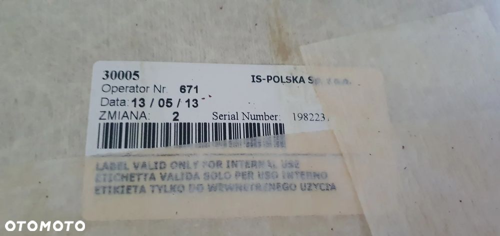 Tapicerka podsufitka sufit 7 osób Opel Zafira C 13421338 - 6